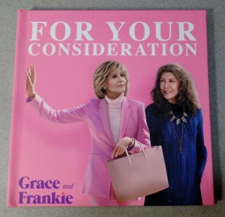 Netflix " Grace And Frankie " Fyc Dvd Press Booklet 4 Episodes S5 Fonda Tomlin