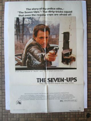 The Seven - Ups 1974 One Sheet Movie Poster Roy Scheider Tony Lo Bianco