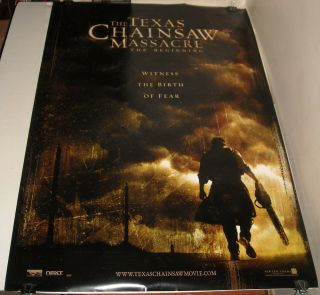 Rolled The Texas Chainsaw Massacre Double Sided Movie Poster Gore Torture Horror