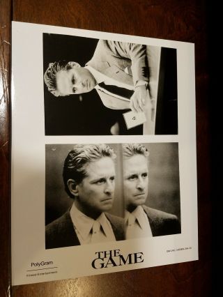 The Game - 2 Press Photos - Michael Douglas,  Sean Penn,  David Fincher