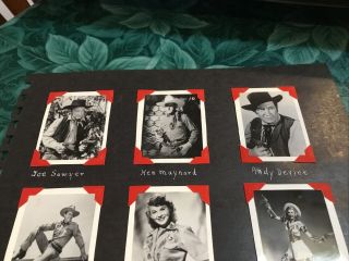 16 Antique Photos Movie Stars Western Cowboys 1950 Era Dale Evans & More 3