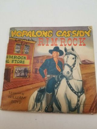 1950 Hopalong Cassidy Coloring Book Rim Rock