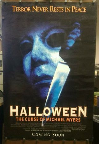 Halloween: The Curse Of Michael Myers Movie Poster 27 X 40 Inches 1995