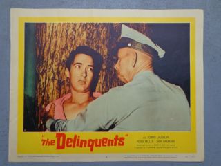 The Delinquents Movie Poster Lobby Card Vtg 1957 Teenage Exploitation Wild