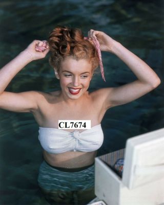 Marilyn Monroe In A Bikini At The Beach In Los Angeles Photo
