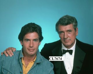 Rock Hudson And Jack Scalia In Television Series 
