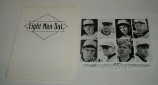 1988 Eight Men Out Promo Movie Press Kit 8 Photos John Cusack Charlie Sheen