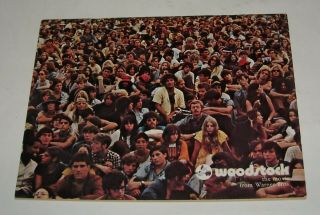 1970 Warner Brothers Woodstock Film Documentary Movie Press Book W Photos