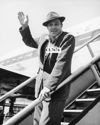 Gene Kelly Arrived At The Airport In Paris,  France Photo