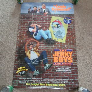 Vintage 90s The Jerky Boys Video Movie Poster Johnny Brennan Kamal Alan Arkin