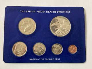 1975 Coinage Of British Virgin Island Proof Set