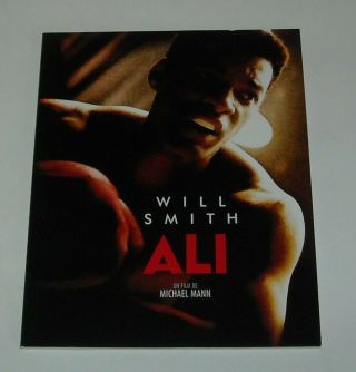 Will Smith Ali French Promo Movie Pressbook Press Book B/w Photos Muhammad Boxer