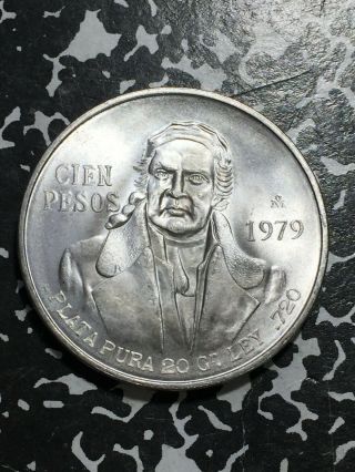1979 Mexico 100 Peso (7 Available) (1 Coin Only) Silver