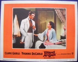 Band Of Angels Movie Poster - Clark Gable Yvonne Decarlo Lobby Card 2