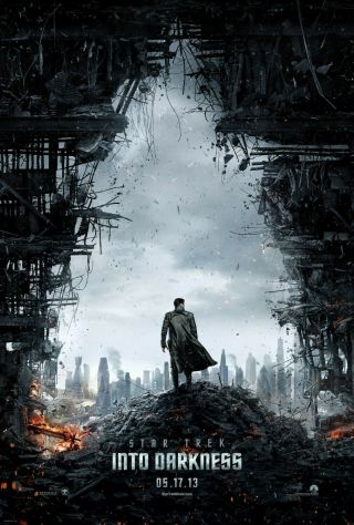 Star Trek Into Darkness 27x40 Theater Double Sided Movie Poster