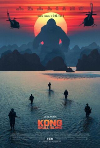 Kong: Skull Island Great 27x40 D/s Movie Poster