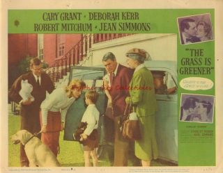 Lobby Card 1961 The Grass Is Greener Cary Grant Deborah Kerr