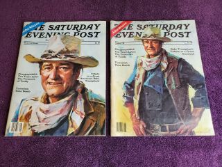 The Saturday Evening Post August 1978 & Memorial Issue John Wayne Series