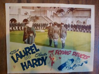 Laurel And Hardy The Flying Deuces Original1939 Lobby Card