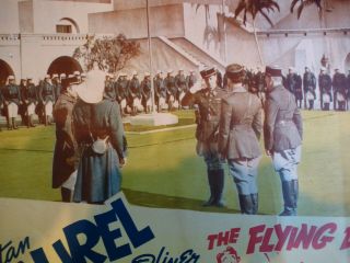 LAUREL AND HARDY THE FLYING DEUCES ORIGINAL1939 LOBBY CARD 2