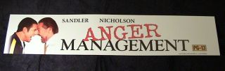 Anger Management Movie Theatre Marquee Light Box Display Panel Sandler Nicholson