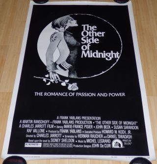 The Other Side Of Midnight 1977 Orig Rolled 1 Sheet Movie Poster Susan Sarandon