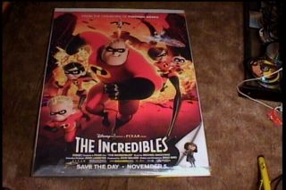 Incredibles 1 2004 Orig Ds Rolled 27x40 Movie Poster Pixar Disney