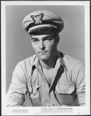 John Russell 1951 Promo Portrait Photo Fighting Coast Guard Wwii