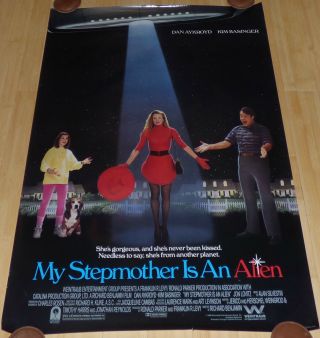 My Stepmother Is An Alien 1988 Rolled 1 Sheet Movie Poster Dan Aykroyd