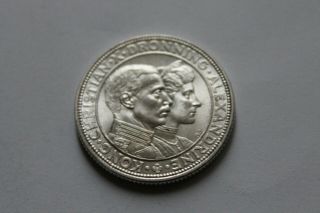Denmark 2 Kroner 1923 Silver Nr.  486 @