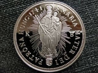 Hungary Thaler Restrikes Maria Theresia Thaler 1741.  999 Silver Coin Pp