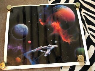 Star Trek Vi The Undiscovered Country Limited Edtion Signed Number Print