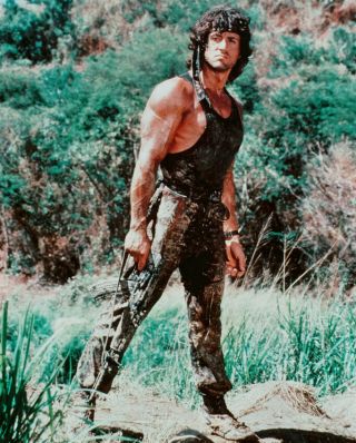Rambo First Blood Part Ii Sylvester Stallone 8x10 Photo