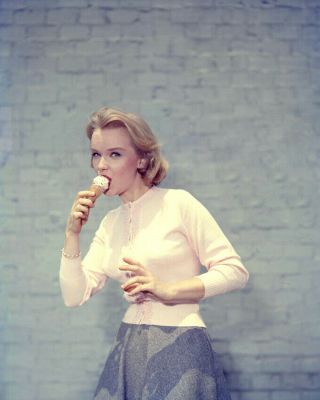 Anne Francis Licking Ice Cream Cone 1950 