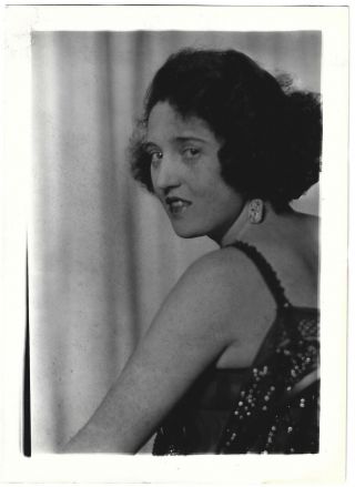 Silent Film Star,  Singer Estelle Taylor Charles Sheldon Vintage 1920s Photograph