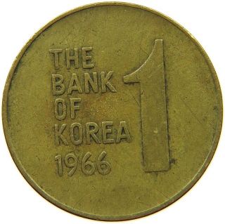 Korea 1 Won 1966 S66 827