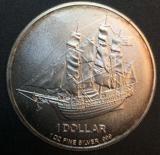 Cook Islands - Silver 1 Dollar Coin - 1 Oz.  - 2012 - Unc