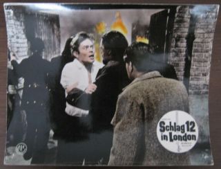 German Lobby Card The Two Faces Of Dr.  Jekyll / Schlag 12 In London P.  Massie