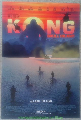 Kong : Skull Island Movie Poster Ds 27x40 Final Style