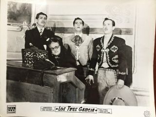 Pedro Infante,  Sara Garcia " Los Tres Garcias " Golden Age Of Mexico.  Vintage.  Photo.