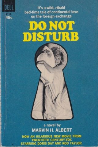 Marvin H Albert: Do Not Disturb.  Dell 2117 1965,  1st Thus.  Fiction 878235
