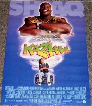 Kazaam 1996 27x40 D.  S.  Movie Poster Shaquille O 
