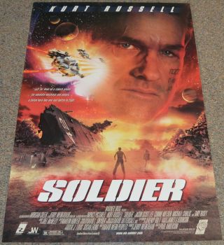 Soldier 1998 27x40 Movie Poster Kurt Russell Sci - Fi Action Classic