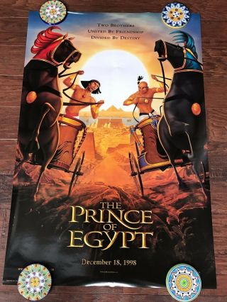 The Prince Of Egypt 27x40 Ds Movie Poster One Sheet Authentic