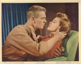 " Battle Cry " - Photo - Color - Tab Hunter - Dorothy Malone