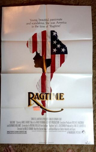 1981 Ragtime 1 - Sheet Movie Poster - James Cagney - Folded (mhpo - 050)