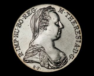 (1780) - Sf Maria Theresa Thaler Silver Restrike