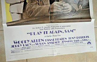 1972 Play It Again Sam Movie House Full Sheet Poster 72/198 2