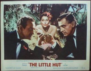 Ava Gardner The Little Hut 1957 Lobby Card David Niven Granger