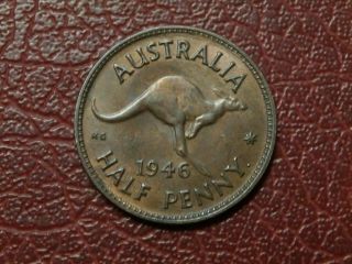 Australia 1946 Half Penny (2375)